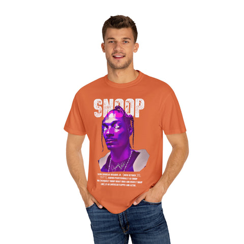 Vintage Snoop Dogg T-Shirt - Unisex Garment-Dyed Tee for Music Fans