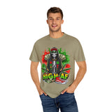 High AF Unisex Garment-Dyed T-Shirt - Fun & Edgy Style for Cannabis Enthusiasts