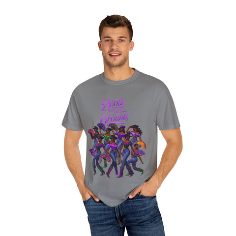 Empowering Women T-Shirt - Boots on the Ground Design - Unisex Garment-Dyed Tee