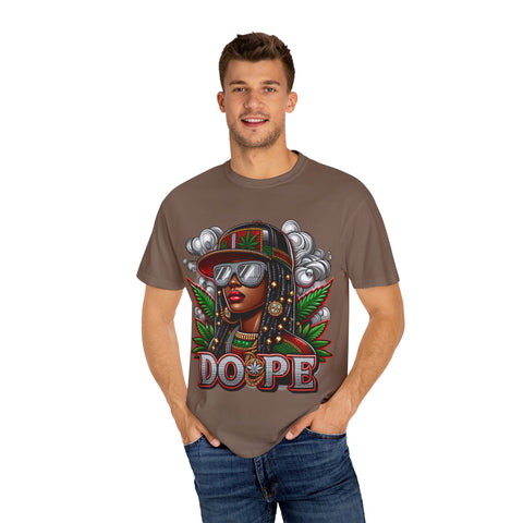 Dope Graphic Unisex Garment-Dyed T-Shirt – Stylish Cannabis-Inspired Tee for Everyday Wear