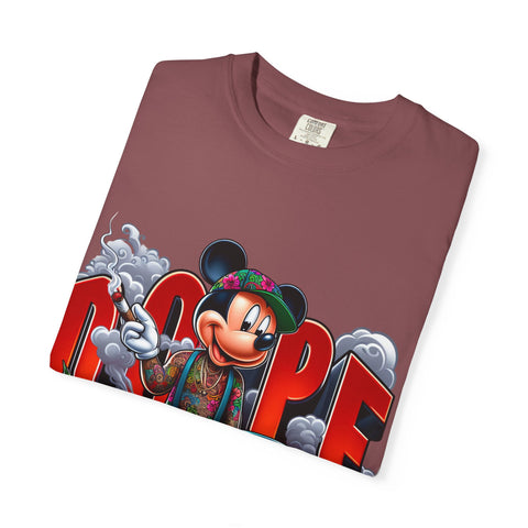 Dope Mickey Mouse Unisex Garment-Dyed T-shirt