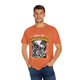 Chill Out Groove & Relax Unisex Garment-Dyed T-Shirt | Vintage Hippie Style