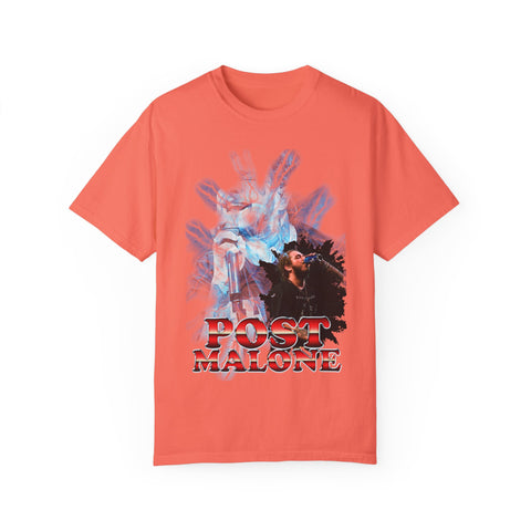 Post Malone Unisex Garment-Dyed T-Shirt - Trendy Music Apparel