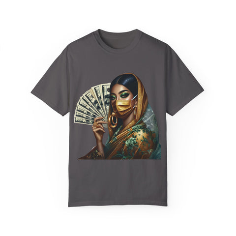 Stylish Woman with Money Graphic Unisex T-Shirt - Trendy Fashion Tee for Everyday Wear