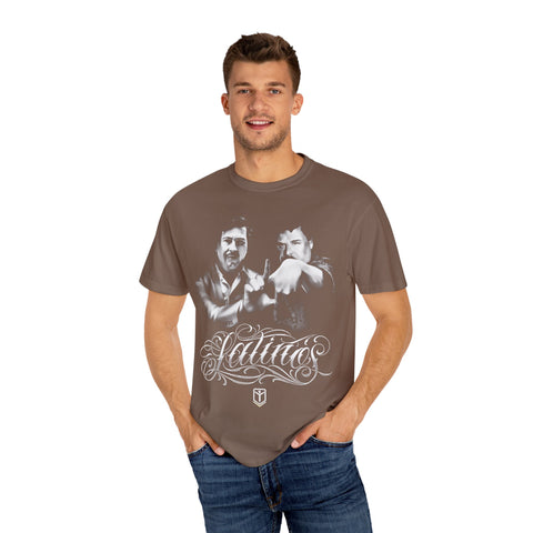 Unisex Garment-Dyed T-Shirt - Vintage Latino Graphic Tee