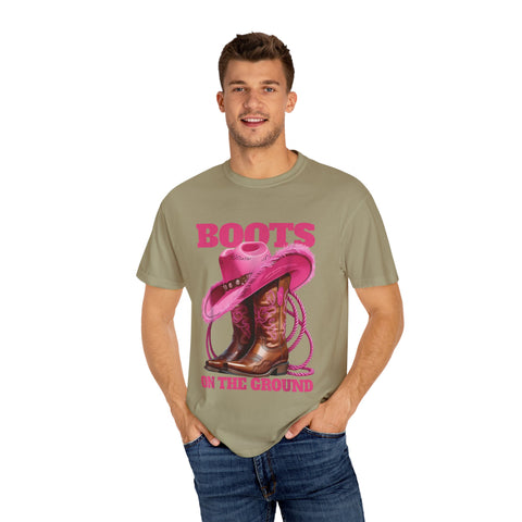 Bohemian Style Unisex T-Shirt - "Boots on the Ground"