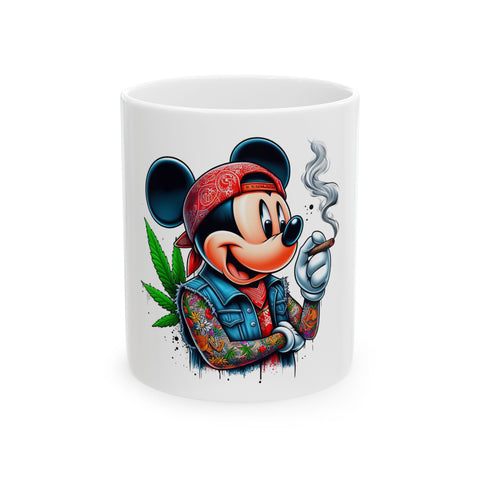Cool Artist Mickey Mouse Ceramic Mug - Unique 11oz & 15oz Designs