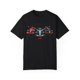 Formula 1 Racing Unisex Garment-Dyed T-shirt - Perfect for Fans and Race Day
