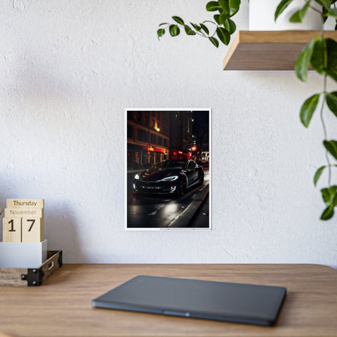 Sleek Car Gloss Poster - Modern Wall Art for Auto Enthusiasts