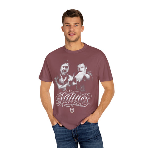Unisex Garment-Dyed T-Shirt - Vintage Latino Graphic Tee