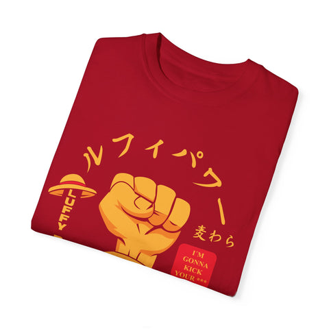 Unisex Luffy Power Graphic T-Shirt - King of Pirates Design