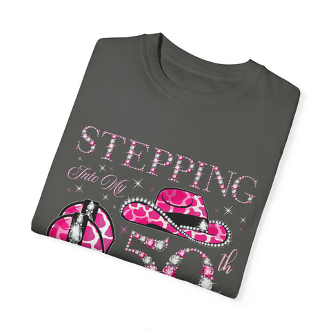 50th Birthday Cowgirl T-Shirt | Unisex Garment-Dyed Tee
