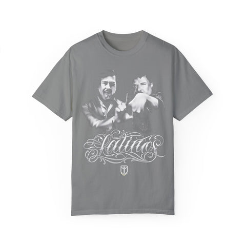 Unisex Garment-Dyed T-Shirt - Vintage Latino Graphic Tee