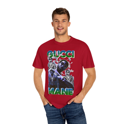 Unisex Garment-Dyed T-shirt - Gucci Mane Graphic Tee