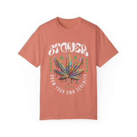 Unisex Garment-Dyed T-Shirt - "Grow Your Own Serenity"