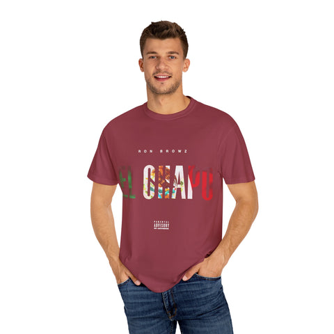 Unisex Garment-Dyed T-Shirt with 'EL CHAPU' Design - Casual Vibe, Perfect for Everyday Wear