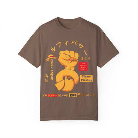 Unisex Luffy Power Graphic T-Shirt - King of Pirates Design