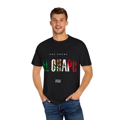 Unisex Garment-Dyed T-Shirt with 'EL CHAPU' Design - Casual Vibe, Perfect for Everyday Wear