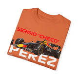 Sergio 'Checo' Perez Unisex Garment-Dyed T-Shirt - Red Bull Racing Fan Tee