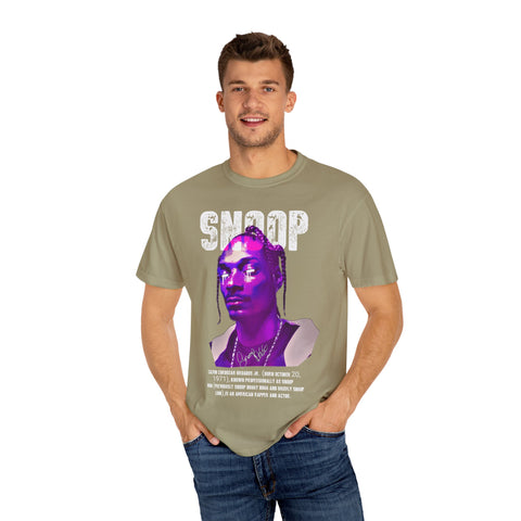 Vintage Snoop Dogg T-Shirt - Unisex Garment-Dyed Tee for Music Fans