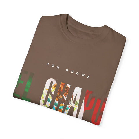 Unisex Garment-Dyed T-Shirt with 'EL CHAPU' Design - Casual Vibe, Perfect for Everyday Wear