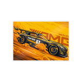 Mercedes AMG Gloss Poster - Vibrant Racing Wall Art for Car Enthusiasts