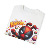 Funny Deadpool Easter T-Shirt - Unisex Garment-Dyed Tee for Comic Fans