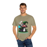 Magic Gnome T-shirt - Where Every Puff Unearths Magic | Unisex Garment-Dyed Tee for Nature Lovers