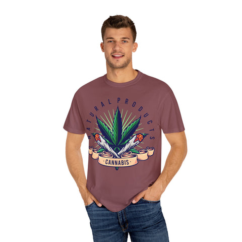 Cannabis Natural Products T-Shirt - Unisex Garment-Dyed Tee for Eco-Conscious Individuals