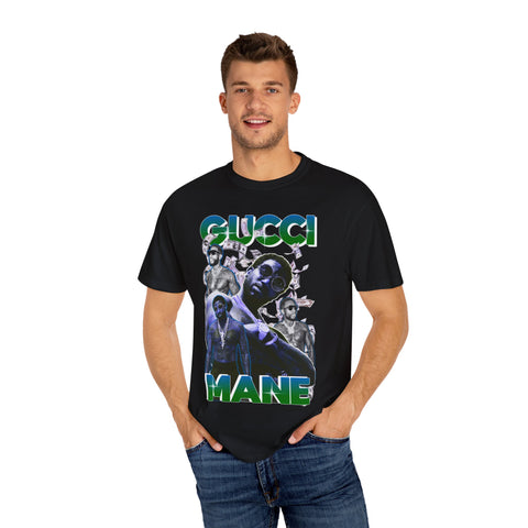 Unisex Garment-Dyed T-shirt - Gucci Mane Graphic Tee