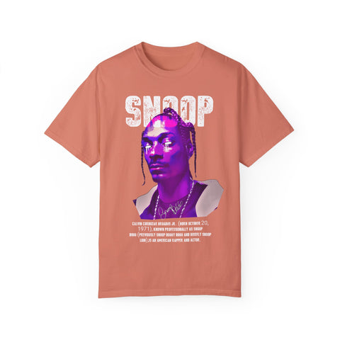 Vintage Snoop Dogg T-Shirt - Unisex Garment-Dyed Tee for Music Fans