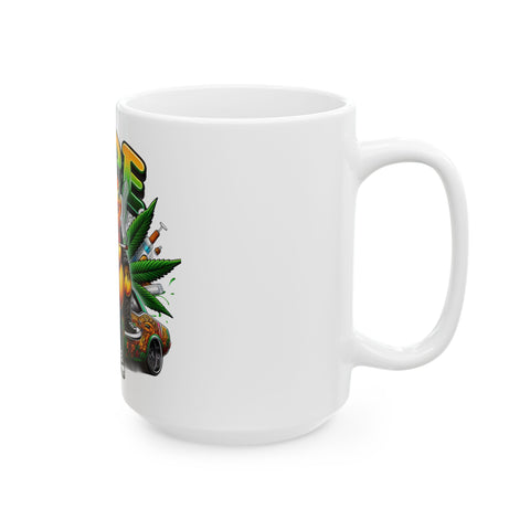 Funny Dope Cartoon Ceramic Mug - 11oz & 15oz Options