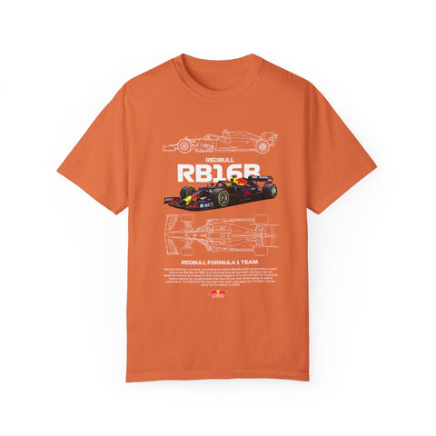 Red Bull Formula 1 RB16B Unisex T-Shirt - Garment-Dyed Racing Tee
