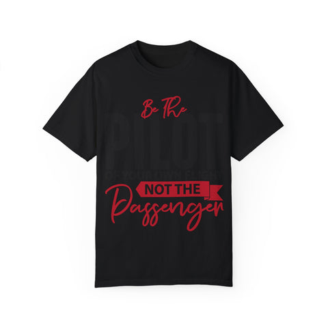 Inspirational Pilot T-Shirt for Dreamers | Unisex Garment-Dyed Tee
