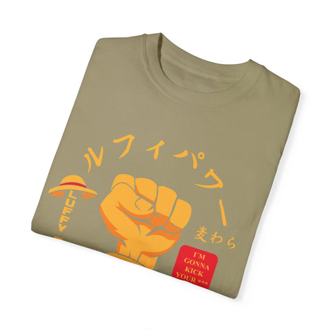Unisex Luffy Power Graphic T-Shirt - King of Pirates Design
