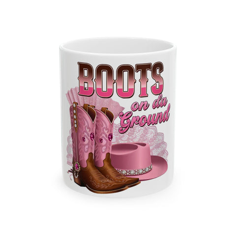 Cute Cowgirl Ceramic Mug - 11oz & 15oz - Perfect for Coffee Lovers!