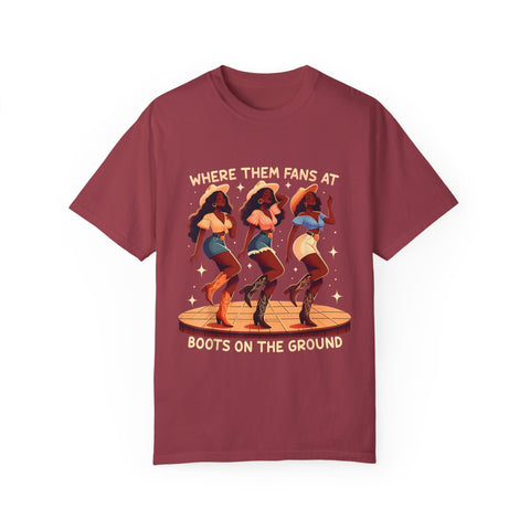 Women Empowerment Graphic T-Shirt - "Where Them Fans At"