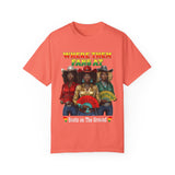 Where Them Fangs At Unisex Garment-Dyed T-shirt - Bold Graphic Tee for Women