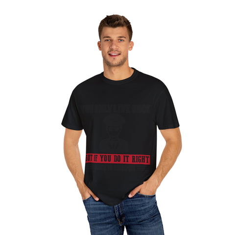 You Only Live Once Graphic Tee for Adventurers