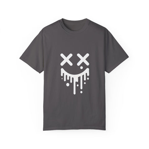 Unisex Smiley Drip T-Shirt - Casual Streetwear
