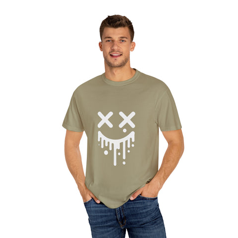 Unisex Smiley Drip T-Shirt - Casual Streetwear