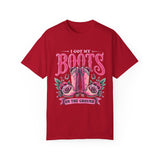 I Got My Boots on the Ground Unisex T-Shirt - Stylish Country Vibe, Perfect for Music Festivals and Casual Outings