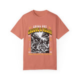 Chill Out Groove & Relax Unisex Garment-Dyed T-Shirt | Vintage Hippie Style