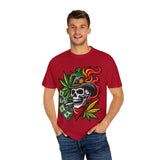 Skull & Smoke T-Shirt | Cool Unisex Graphic Tee for Music Lovers, Festival Wear, Street Style, Gift Idea, Vibrant Design