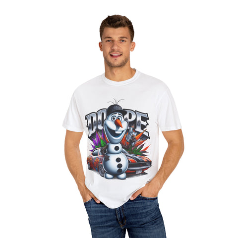 Dope Olaf Graphic T-Shirt for Disney Fans