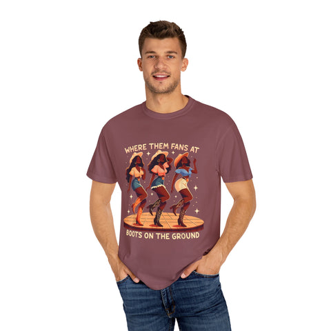 Women Empowerment Graphic T-Shirt - "Where Them Fans At"