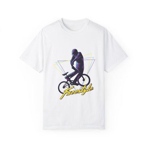 Unisex Freestyle Cycling T-Shirt - Retro Bike Art Tee