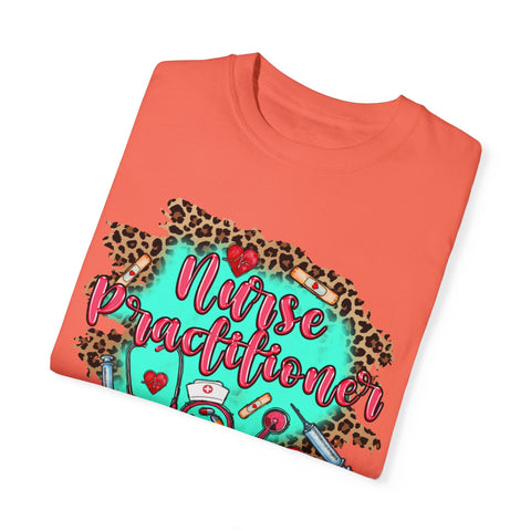 Norse Practitioner T-Shirt - Unisex Garment-Dyed Tee with Leopard Print Design