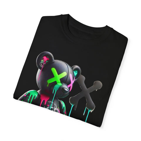 Graffiti Bear Unisex Garment-Dyed T-Shirt