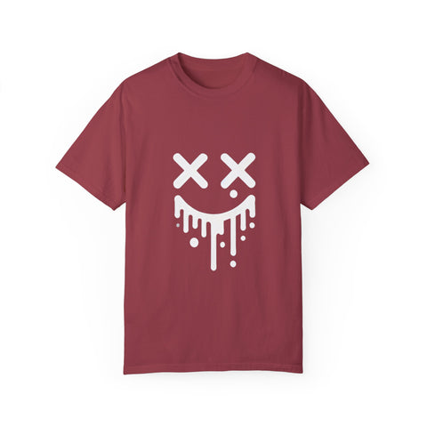 Unisex Smiley Drip T-Shirt - Casual Streetwear